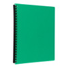 Icon Refillable Display Book A4 20 Pocket Green