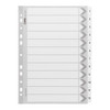Icon Cardboard Indices with Reinforced Tabs 1-12 White