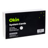 OSC System Cards 76x127mm White, Pack of 100