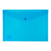 Icon PP Document Wallet A4 Button Closure Blue