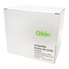 Okin Compatible Brother DK Film Labelling Tape 62mmx30m Black on White