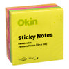 Icon Sticky Notes 75mm x 75mm Neon 5 Pack