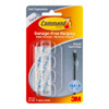 Command Cord Clips 17017CLR Clear, Pack of 4