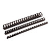 Fellowes Plastic Binding Coils 10mm Black, Pack of 25