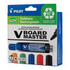 Pilot BeGreen V Board Whiteboard Marker Bullet, Pack of 5 (WBMAVBM-M-S5BG)