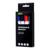 Icon Whiteboard Marker Bullet Tip Asst, Pack of 4