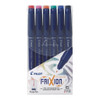 Pilot Frixion Fineliner Erasable, Pack of 6 (SW-FF-S6) HS