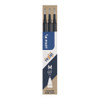 Pilot Frixion Erasable Refill Fine Blue Black, Pack of 3 (BLS-FR7-BB-S3)