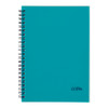 Icon Spiral Notebook A5 PP Cover Aqua 200 pg (3 Pack)