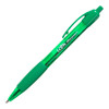 Icon Ballpoint Retractable Pen with Grip Green (10 Pack)