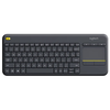 Logitech K400 Plus Wireless Keyboard with Touch Pad Black