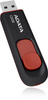 ADATA C008 Retractable USB 2.0 16GB Black/RedFlash Drive