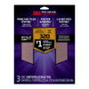 3M Pro Grade Precision Sanding Sheets 26320TRI-3 320 Grit, Pack of 3