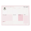 Carpe Diem Weekly Planner Pad Ballerina Pink