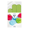 Clairefontaine Crepe Pompoms Apple Green, Pack of 3