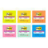 Post-it Super Sticky Notes 654-SSPK 76x76mm Assorted Pad