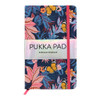 Pukka Bloom Softcover Notebook 13x21cm Blue