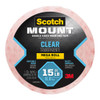 Scotch Mounting Tape 410H-LNG Clear 25mmx11.4m (6 Pack)