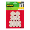 Scotch Felt Pads SP842-NA-S Assorted Beige, Pack of 36