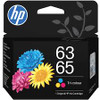 HP 63/65 Tri-Colour Ink Cartridge B7RT2AA - 100 pages