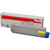 OKI MC852 Yellow Toner - 7K