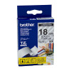 Brother TZ-141 Laminated 18mm x 8m -  Black printing on Clear Tape