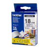 Brother TZ-241 Laminated 18mm x 8m - Black printing on White Tape