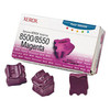 Fuji Xerox Phaser 8500 / 8550 Magenta Ink Sticks - 3 Pack - 3,000 pages - 108R00670