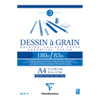 Clairefontaine Drawing Pad Grain A4 180g 30sh