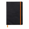 Rhodiarama Softcover Notebook A5 Lined Black