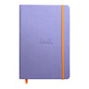 Rhodiarama Hardcover Notebook A5 Lined Iris Blue