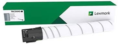 Lexmark 76C00K0 Black Toner - 18,500 pages