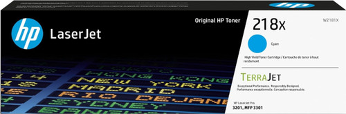 HP #218X Cyan Toner W2181X - 2,500 pages