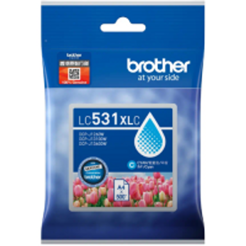 Brother LC531XLC Cyan Ink Cartridge - 500 pages
