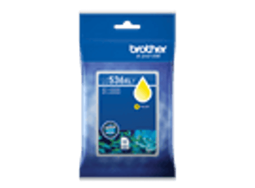 Brother LC536XLY Yellow Ink Cartridge - 1,500 pages