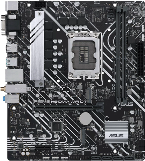 Asus Prime H610M-A WIFI D4 mATX LGA1700 Motherboard