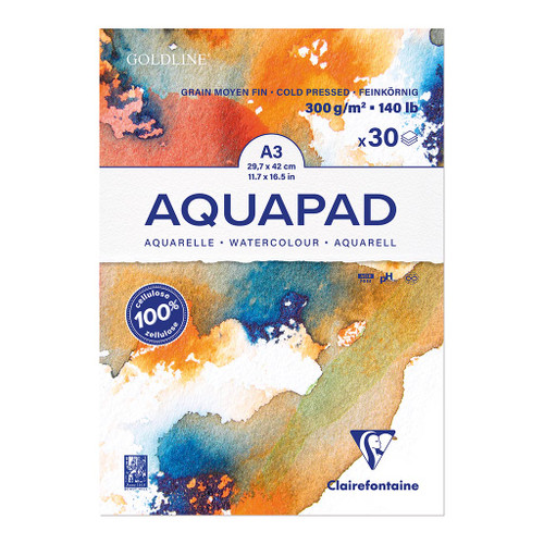 Goldline Aquapad 300g A3 30sh