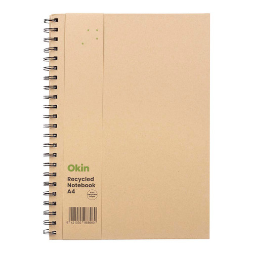 Okin Eco Spiral Hardcover Notebook A4