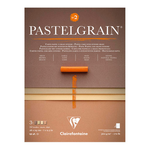 PastelGrain Pad No.2 18x24cm 12sh