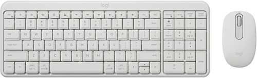 Logitech MK250 Bluetooth Wireless Keyboard and Mouse - Off White