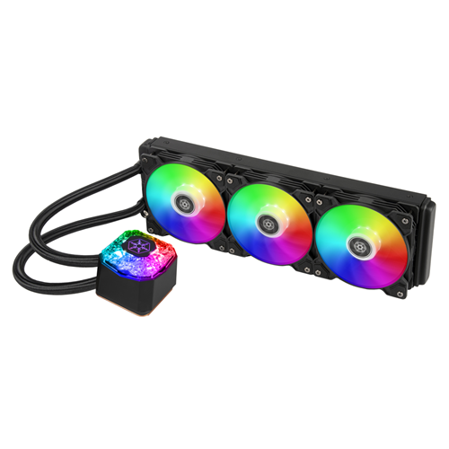 SilverStone IG360-ARGB Ice Gem Liquid Cooler - Triple Fan TR4/5