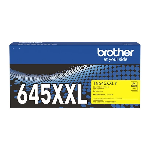 Brother TN-645XXL Yellow Toner Cartridge - 6,500 pages