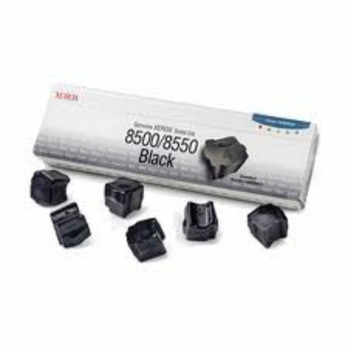 Xerox Phaser 8500 / 8550 Black Ink Sticks - 6 Pack - 6,000 pages