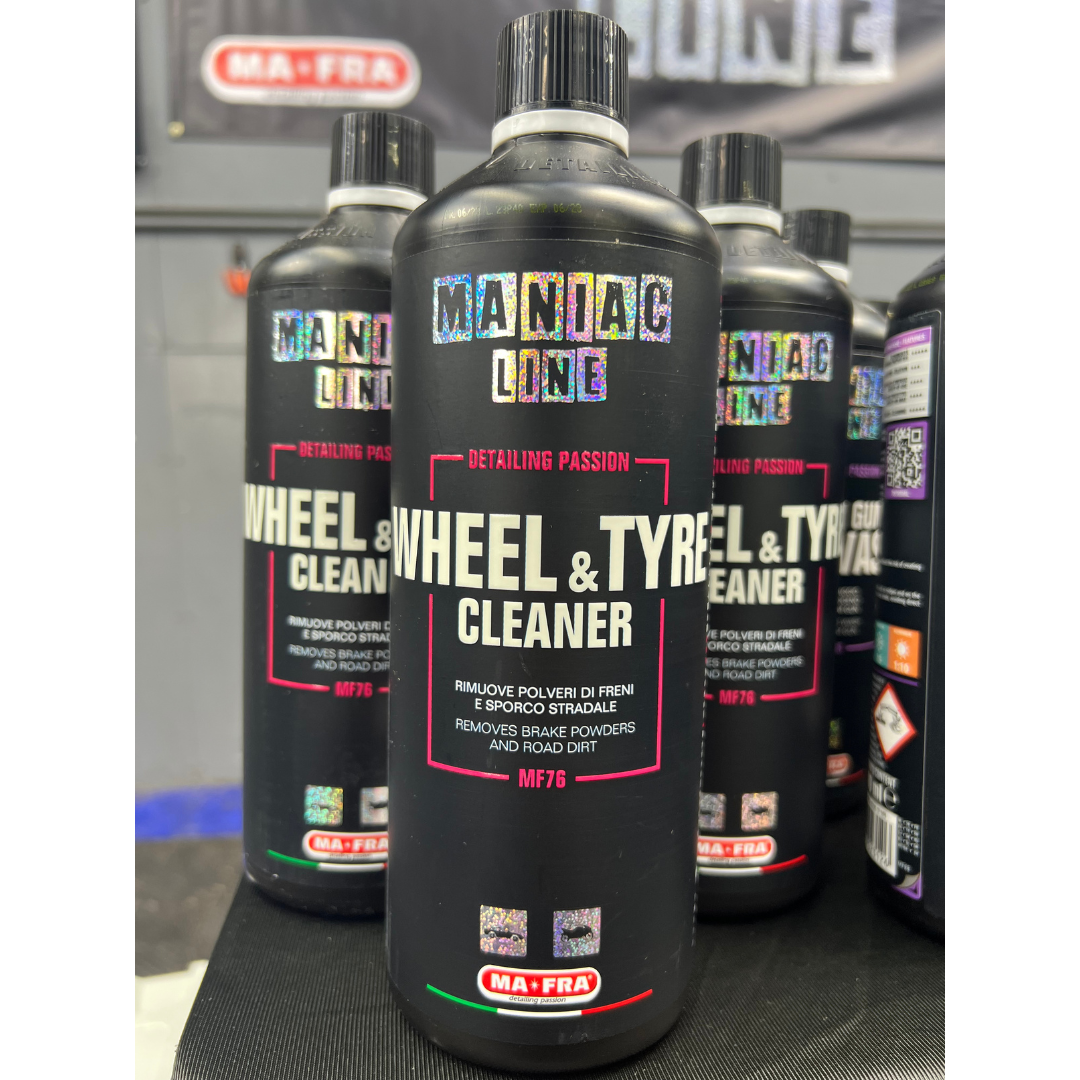 Maniac Line Wheel and Tire Cleaner - Removes brake dust and road dirt