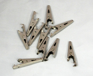 Crocodile / Alligator Clips, Pack of 10 Crocodile / Alligator Clips, Pack of 10