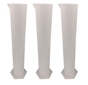 Bulk Graduated Cylinders, Polypropylene Plastic, 1,000ml, Pack of 3 Bulk Graduated Cylinders, Polypropylene Plastic, 1,000ml, Pack of 3