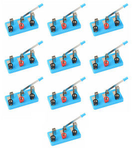 Bulk Knife Switches, Single Pole Double Throw for Physics and STEM , Pack of 10