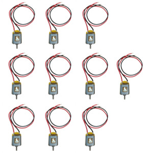 Scribble Bot Motors, 1.5 - 3.0 Volts DC with Wire Leads, Pack of 10 Scribble Bot Motors, 1.5 - 3.0 Volts DC with Wire Leads, Pack of 10