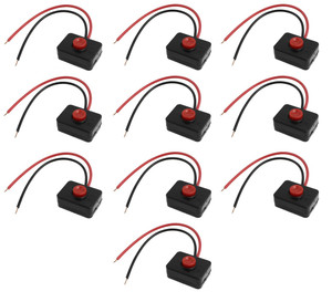 DC Momentary Push Button Switch, Package of 10 DC Momentary Push Button Switch, Package of 10