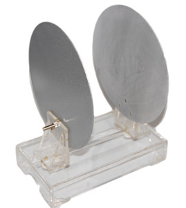 Demonstrate the fundamentals of capacitance with this variable plate capacitor